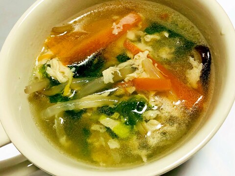野菜たっぷり！中華スープ